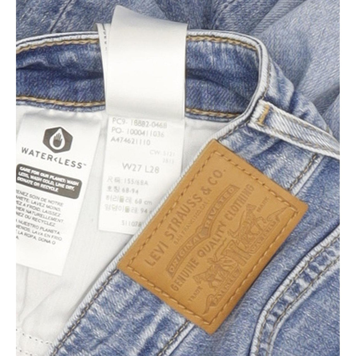 Levi's 721 Women Blue Skinny Slim Stretch Jeans W27 L29