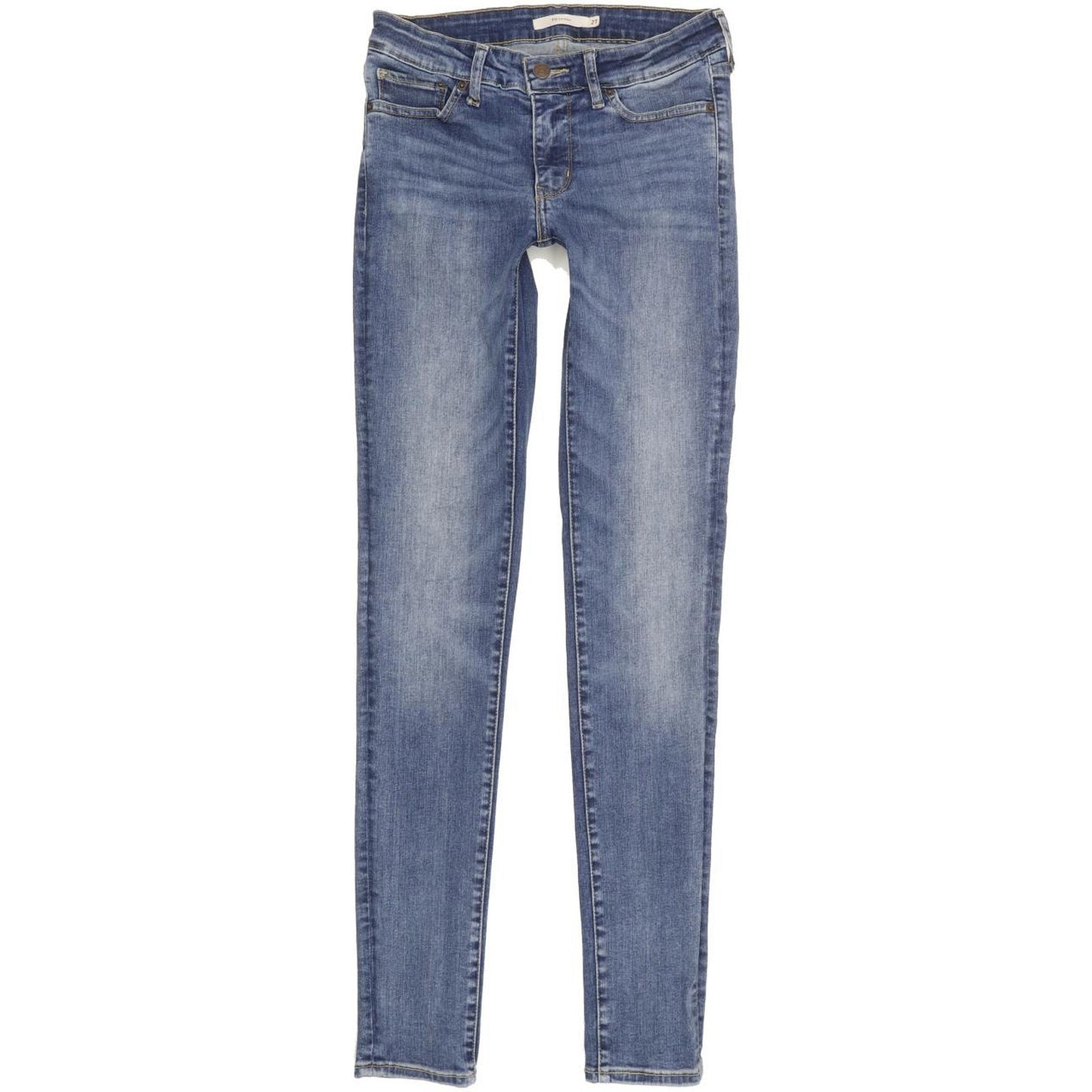 Levi's 711 Women Blue Skinny Slim Stretch Jeans W27 L32