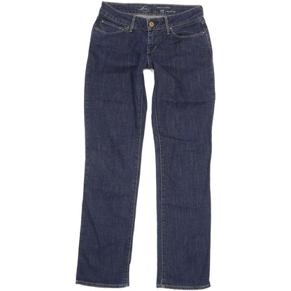 Levi's Bold Curve Women Blue Straight Slim Stretch Jeans W28 L32