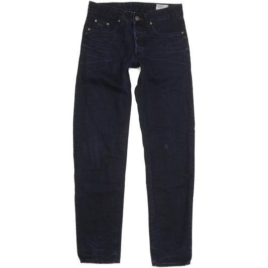 G-Star 3301 Low Men Navy Tapered Slim Jeans W28 L33