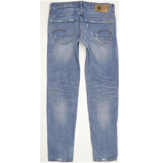 G-Star 3301 Low Men Blue Tapered Slim Jeans W31 L32