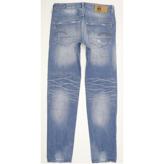 G-Star 3301 Low Men Blue Tapered Slim Jeans W29 L32