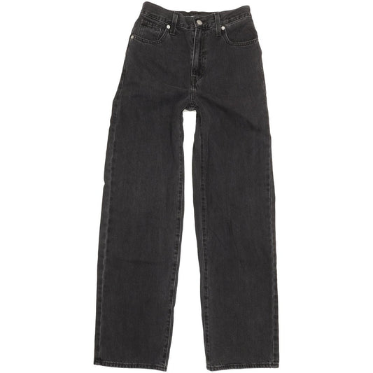 Levi's Blue Straight Slim Jeans High Waisted W24 L30
