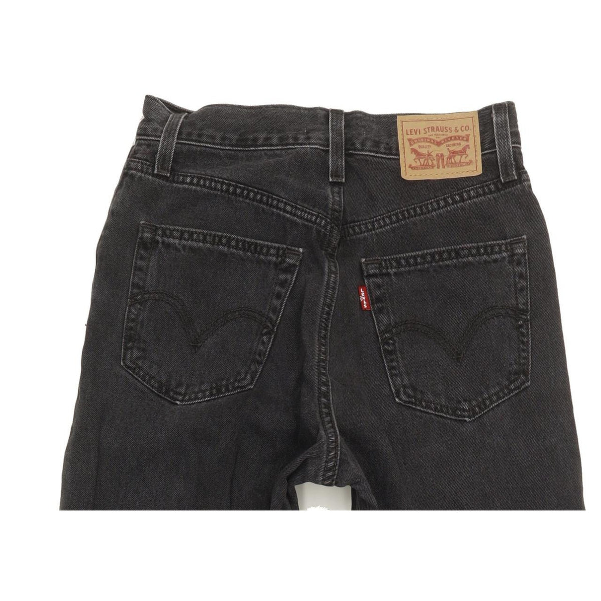 Levi's Blue Straight Slim Jeans High Waisted W24 L30