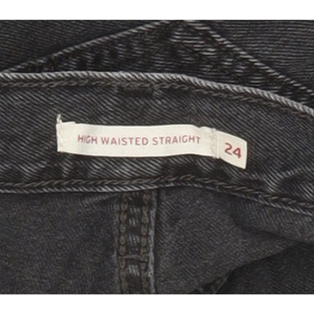 Levi's Blue Straight Slim Jeans High Waisted W24 L30