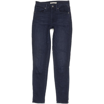 Levi's Mile Blue Skinny Slim Stretch Jeans High Waisted W27 L30