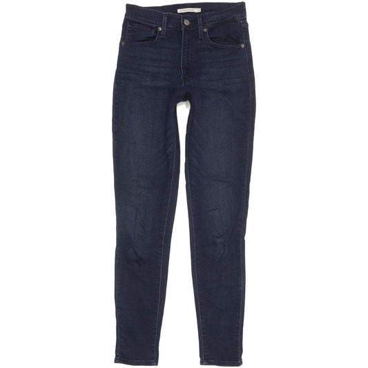 Levi's Mile Blue Skinny Slim Stretch Jeans High Waisted W27 L30