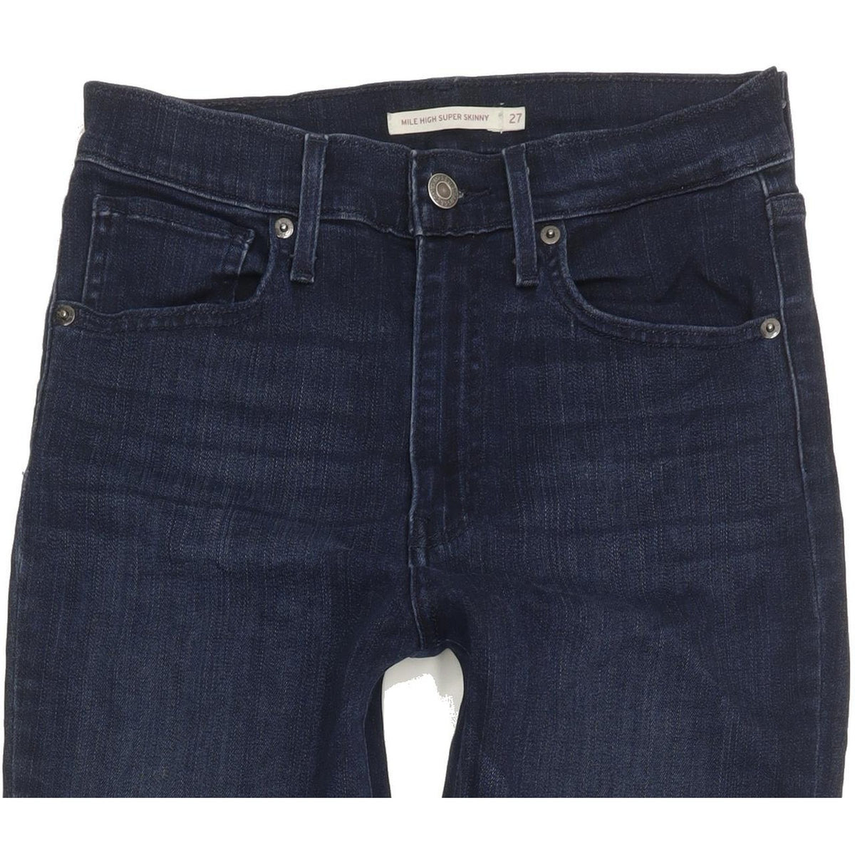 Levi's Mile Blue Skinny Slim Stretch Jeans High Waisted W27 L30