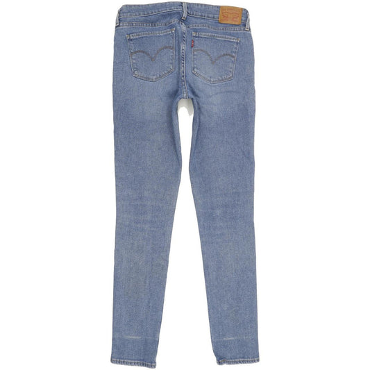 Levi's 711 Women Blue Skinny Slim Stretch Jeans W28 L30