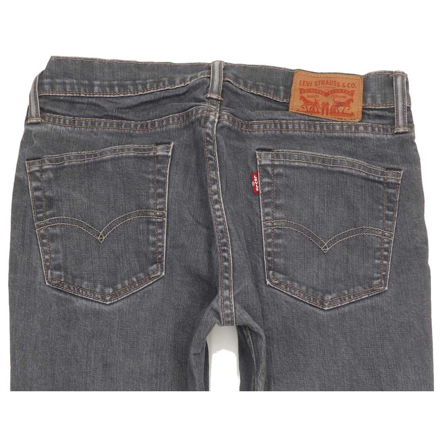 Levi's 511 Men Grey Straight Slim Jeans W34 L33