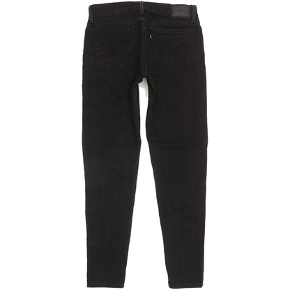 Levi's 710 Super Women Black Skinny Slim Stretch Jeans W28 L29