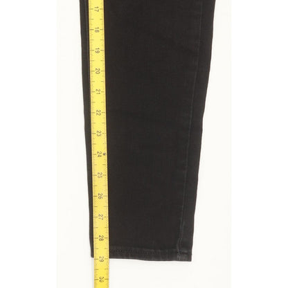 Levi's 710 Super Women Black Skinny Slim Stretch Jeans W28 L29