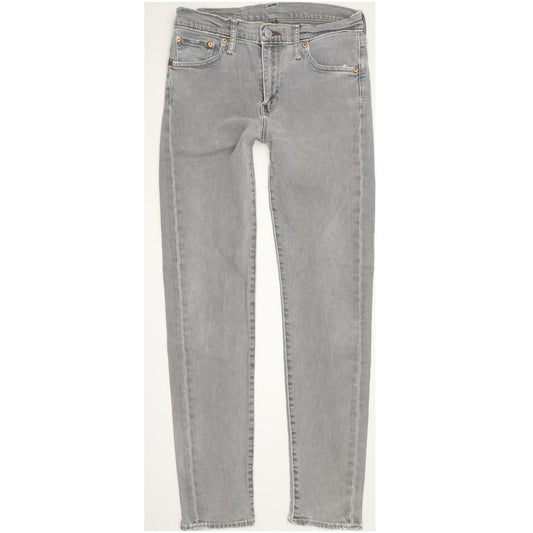 Levi's 510 Men Grey Skinny Slim Stretch Jeans W30 L31