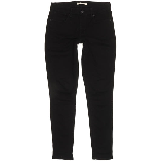 Levi's 721 Women Black Skinny Slim Stretch Jeans W30 L31