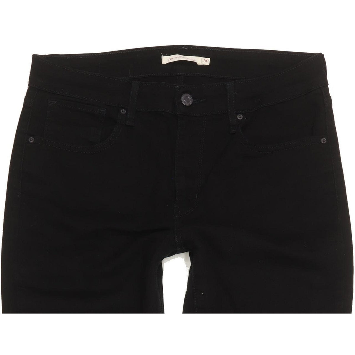 Levi's 721 Women Black Skinny Slim Stretch Jeans W30 L31