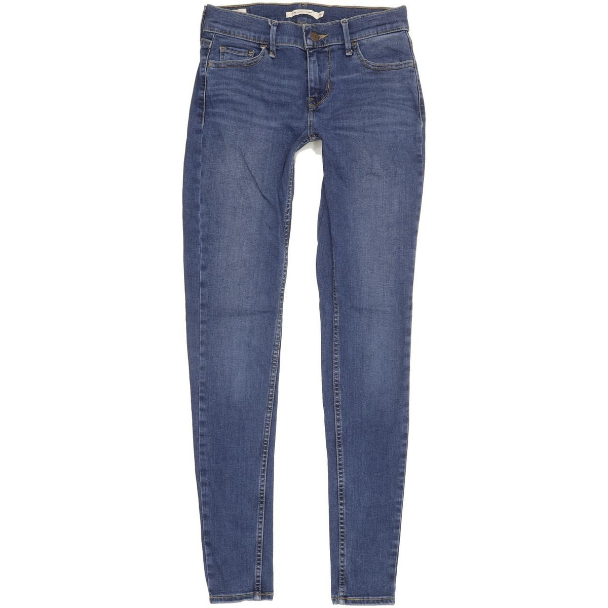 Levi's 710 Super Women Blue Skinny Slim Stretch Jeans W26 L30