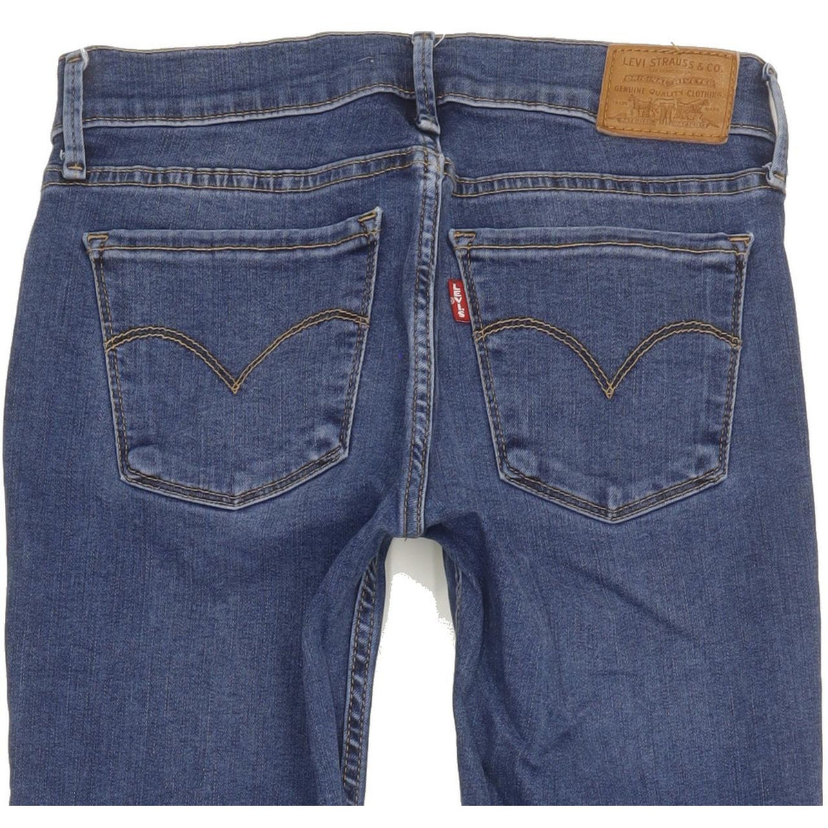 Levi's 710 Super Women Blue Skinny Slim Stretch Jeans W26 L30