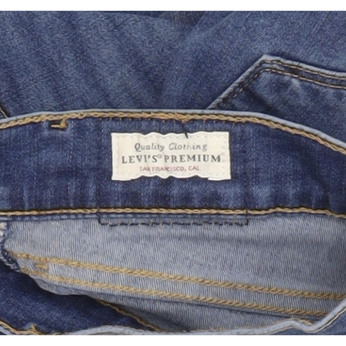 Levi's 710 Super Women Blue Skinny Slim Stretch Jeans W26 L30