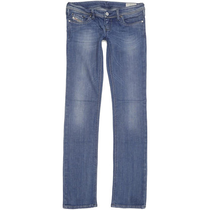Diesel Lowky 008IG Women Blue Straight Slim Stretch Jeans W28 L34