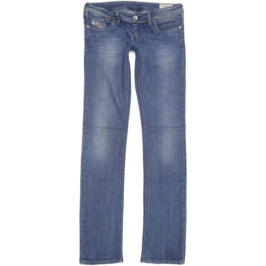 Diesel Lowky 008IG Women Blue Straight Slim Stretch Jeans W28 L34