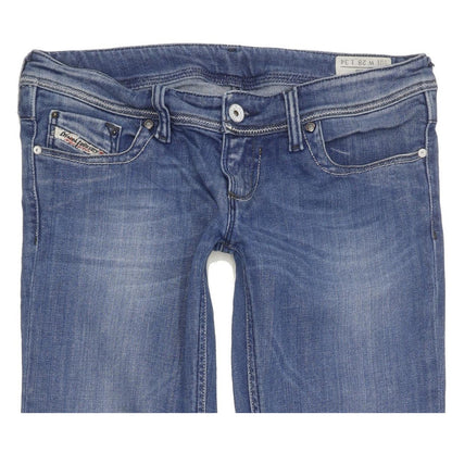 Diesel Lowky 008IG Women Blue Straight Slim Stretch Jeans W28 L34