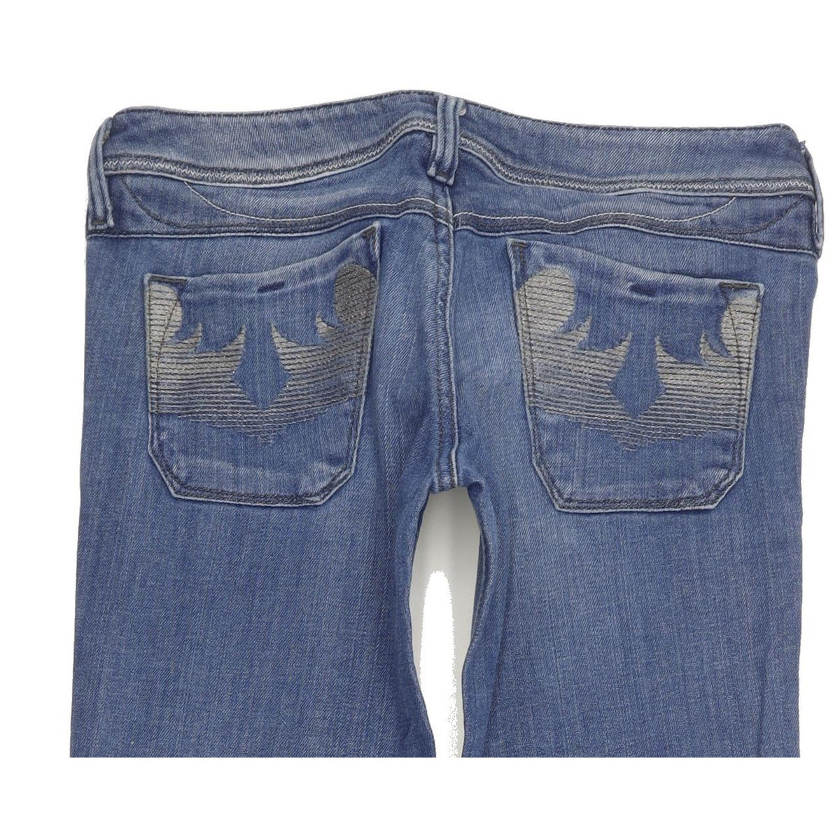 Diesel Lowky 008IG Women Blue Straight Slim Stretch Jeans W28 L34