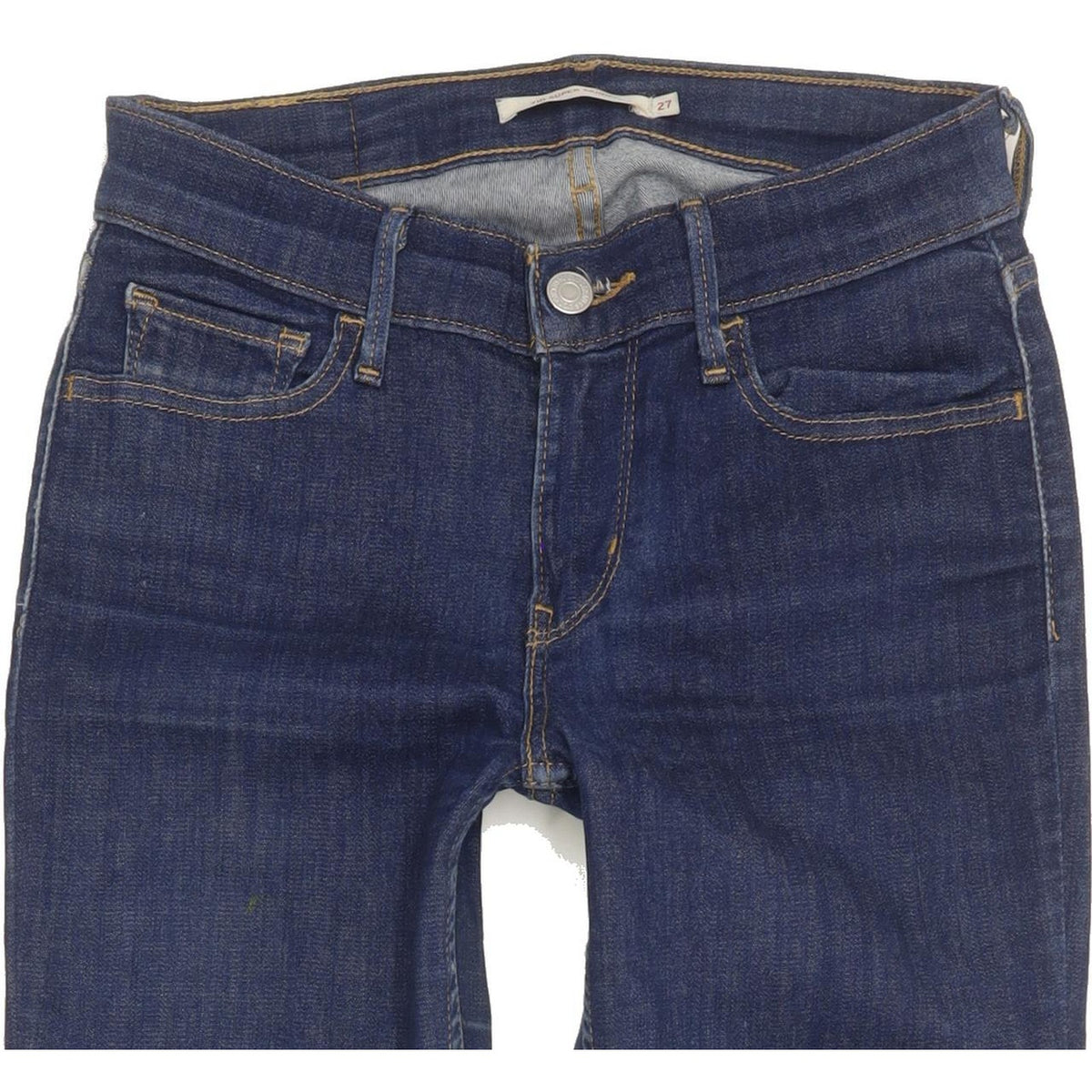 Levi's 710 Super Women Blue Skinny Slim Stretch Jeans W27 L29