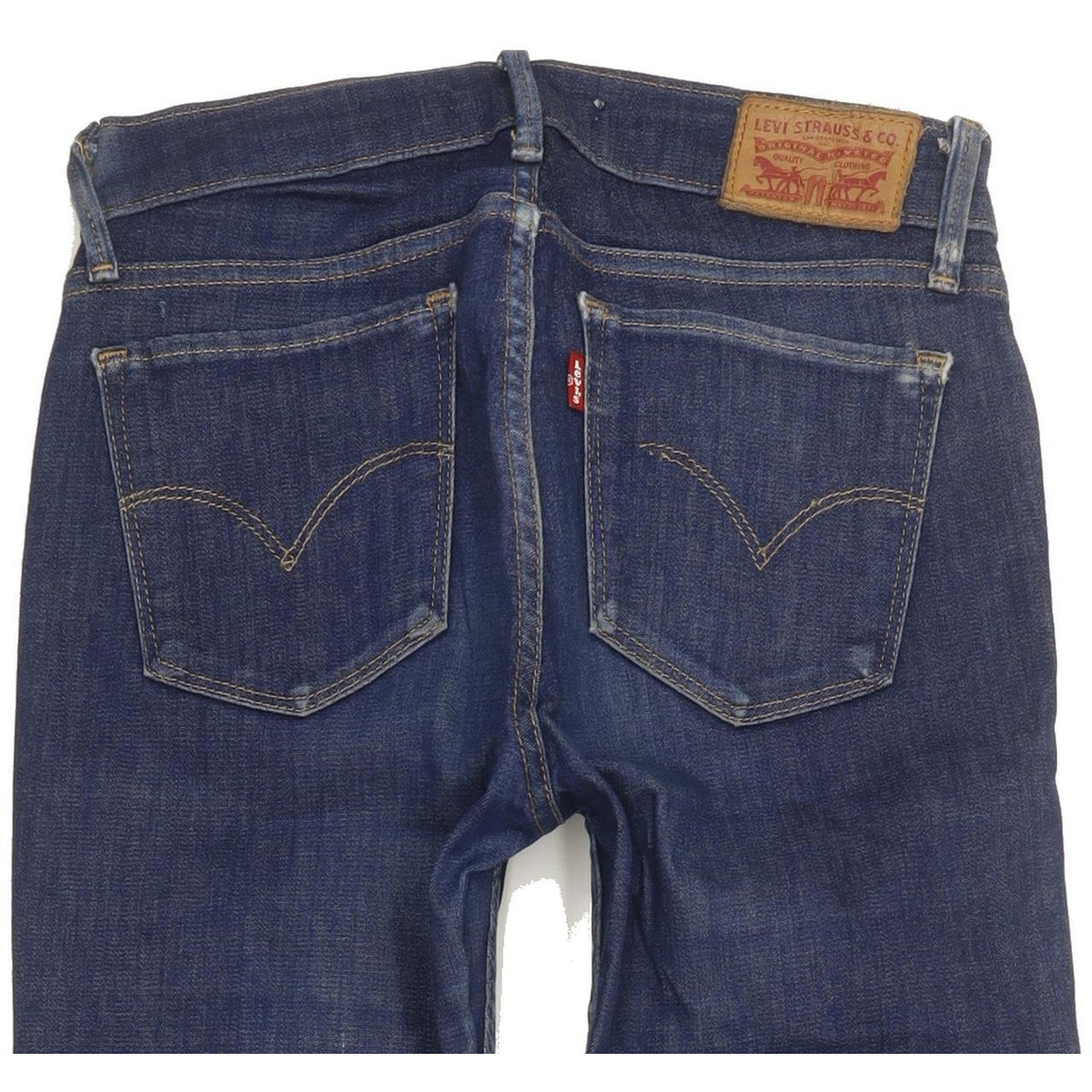 Levi's 710 Super Women Blue Skinny Slim Stretch Jeans W27 L29