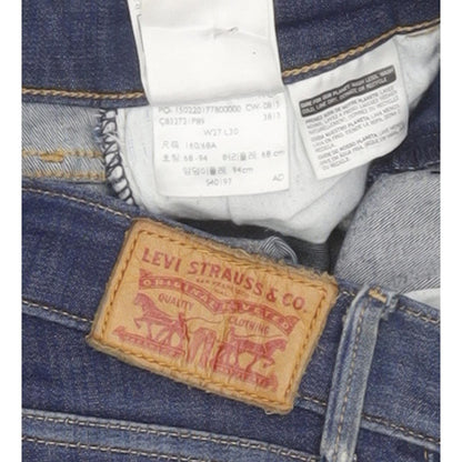 Levi's 710 Super Women Blue Skinny Slim Stretch Jeans W27 L29