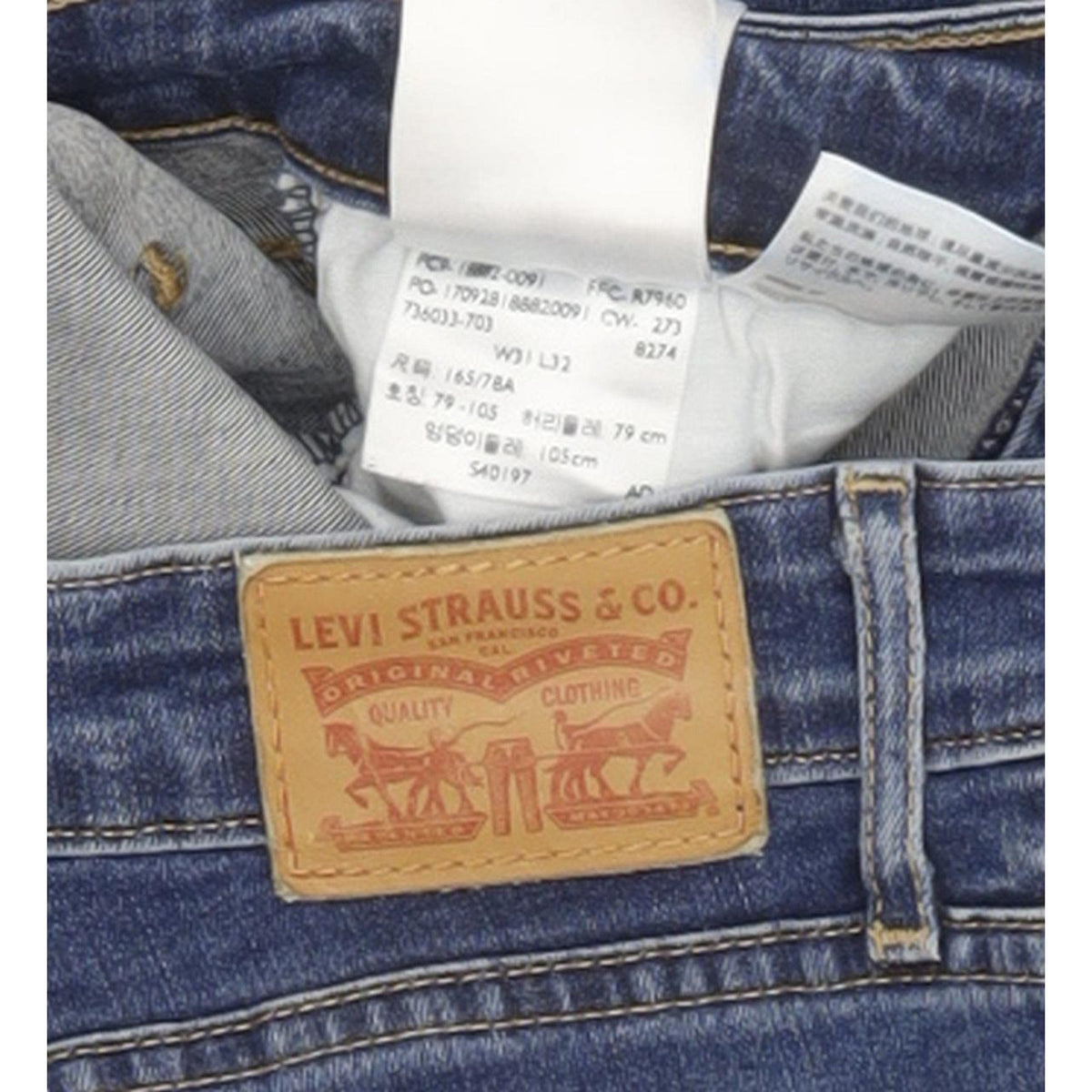 Levi's 721 Women Blue Skinny Slim Stretch Jeans W31 L31