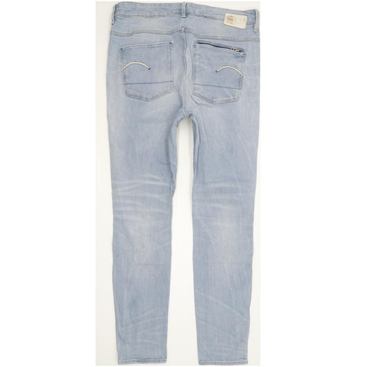 G-Star Attacc Low Blue Tapered Relaxed Boyfriend Stretch Jeans High Waisted W28 L32