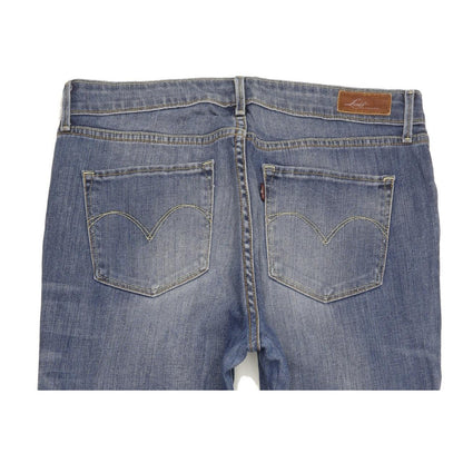 Levi's Demi Curve Women Blue Straight Classic Stretch Jeans W30 L30