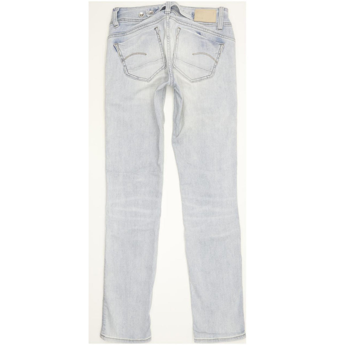 G-Star Midge Saddle Women Blue Straight Slim Stretch Jeans W26 L30