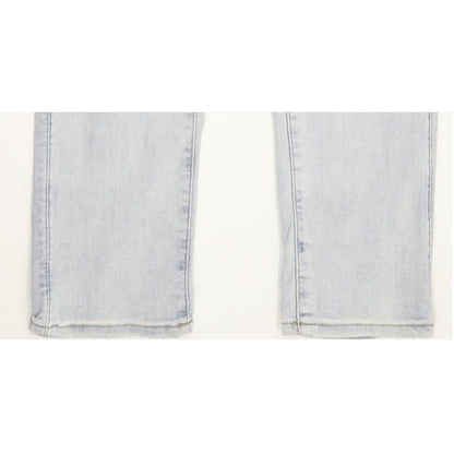 G-Star Midge Saddle Women Blue Straight Slim Stretch Jeans W26 L30