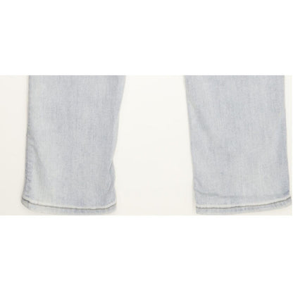 G-Star Midge Saddle Women Blue Straight Slim Stretch Jeans W26 L30