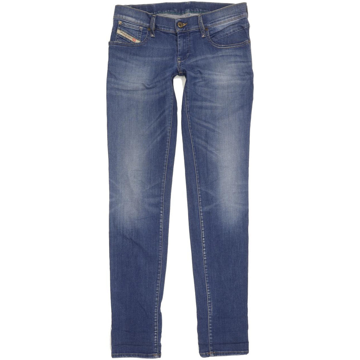 Diesel Getlegg Women Blue Skinny Slim Stretch Jeans W28 L33