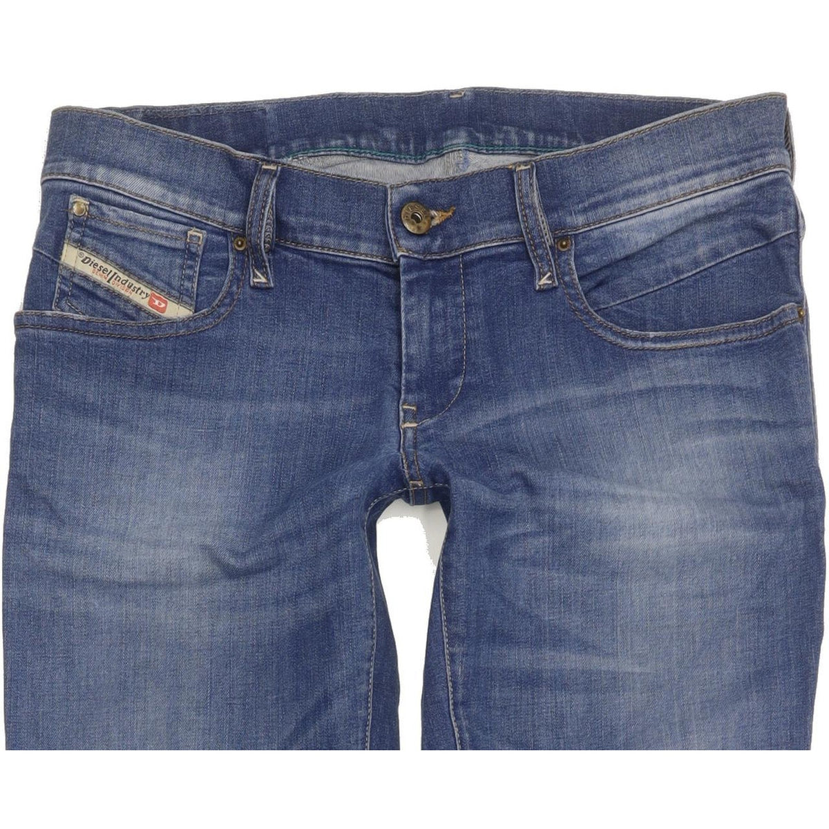 Diesel Getlegg Women Blue Skinny Slim Stretch Jeans W28 L33