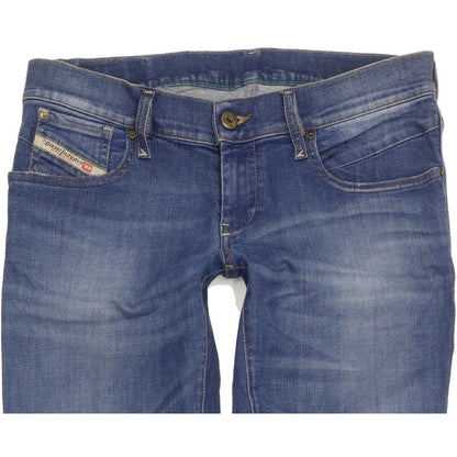 Diesel Getlegg Women Blue Skinny Slim Stretch Jeans W28 L33