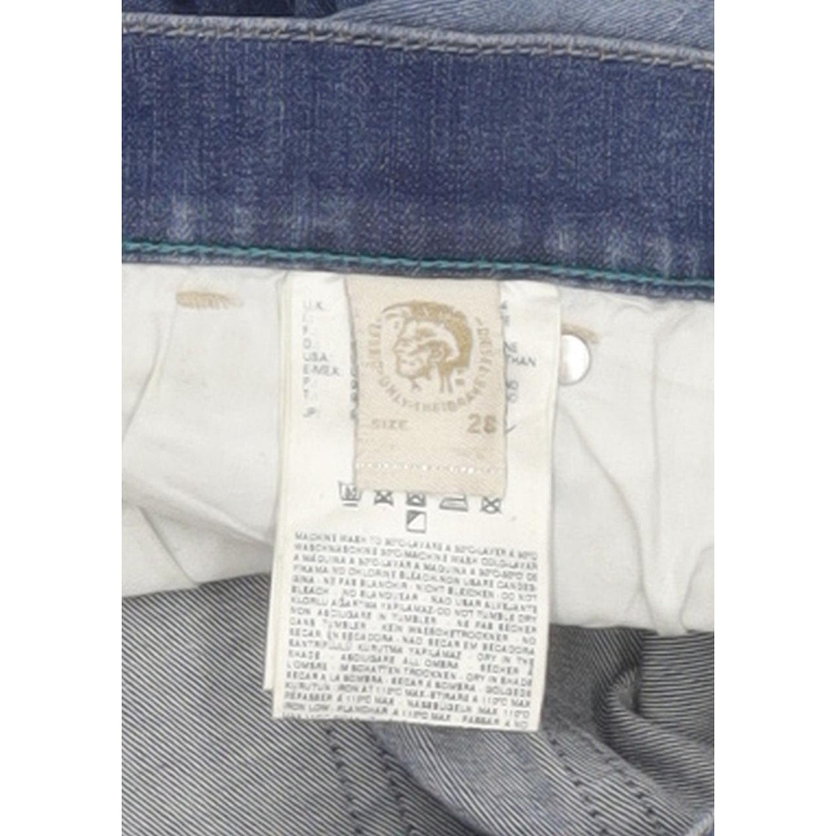 Diesel Getlegg Women Blue Skinny Slim Stretch Jeans W28 L33