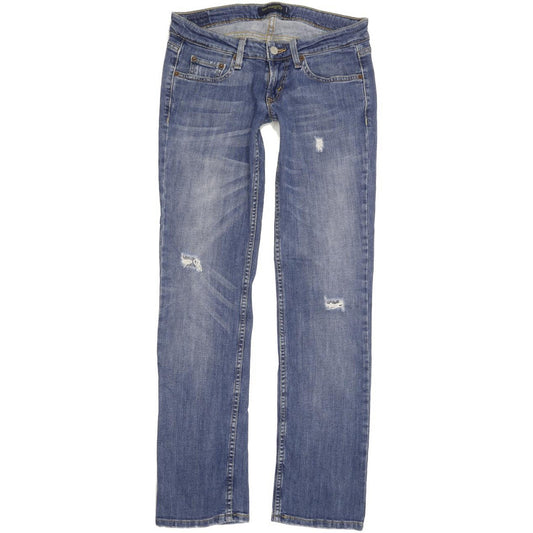 Levi's 524 Women Blue Straight Slim Stretch Jeans W30 L30