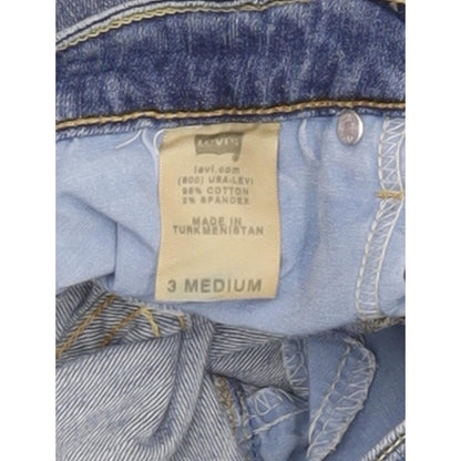Levi's 524 Women Blue Straight Slim Stretch Jeans W30 L30