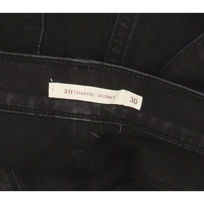 Levi's 311 Shaping Women Black Skinny Slim Stretch Jeans W30 L29