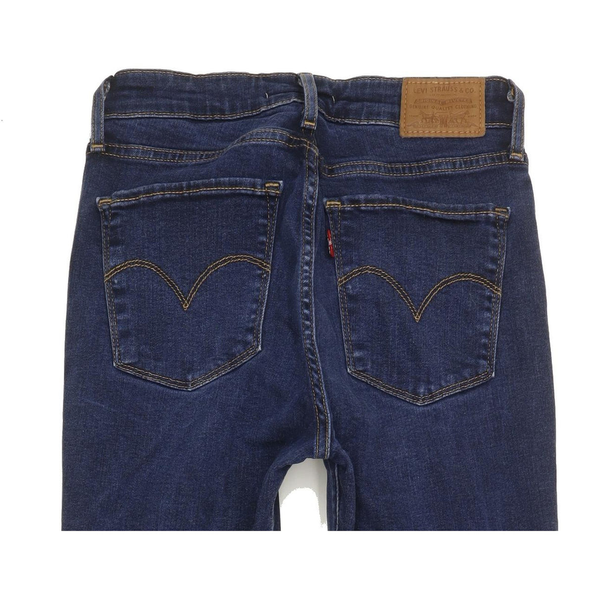 Levi's 721 Women Blue Skinny Slim Stretch Jeans W27 L31