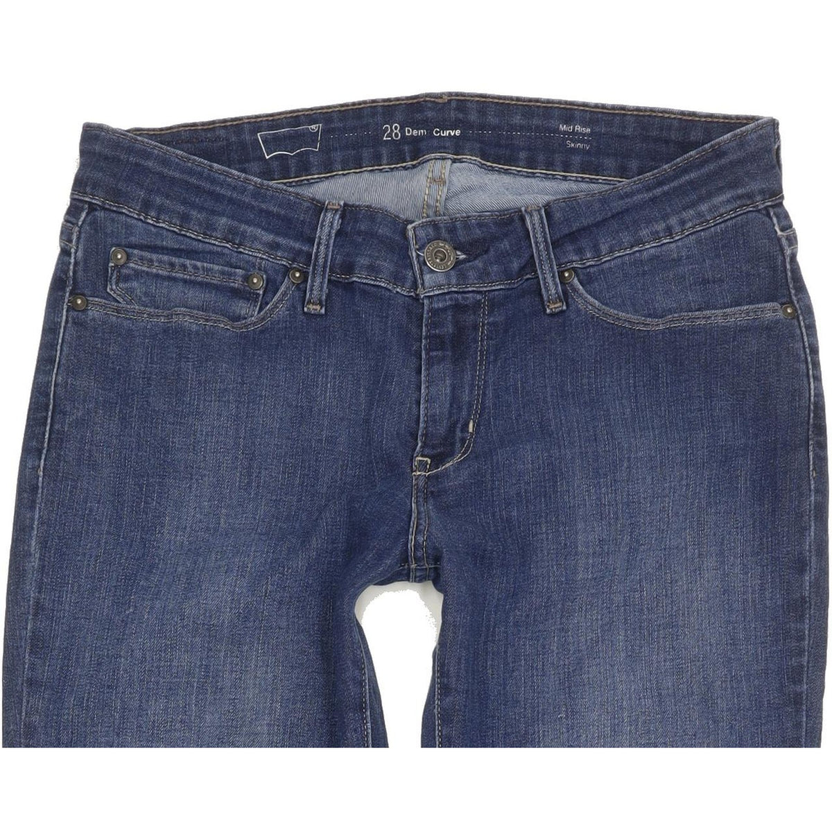 Levi's Demi Curve Women Blue Skinny Slim Stretch Jeans W28 L33