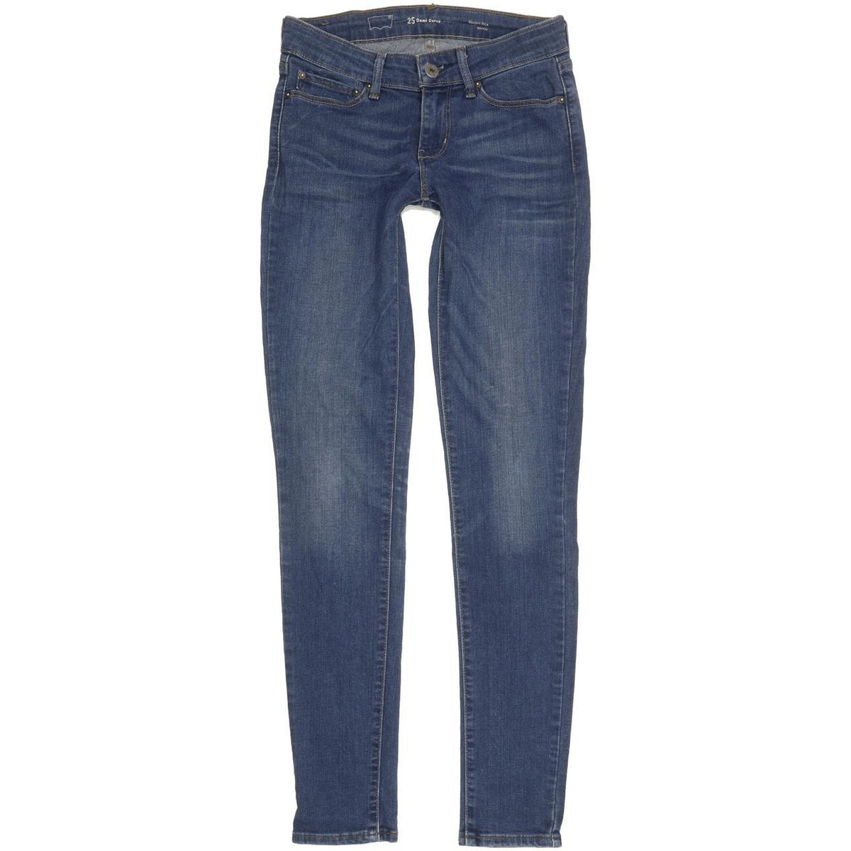 Levi's Demi Curve Women Blue Skinny Slim Stretch Jeans W25 L30