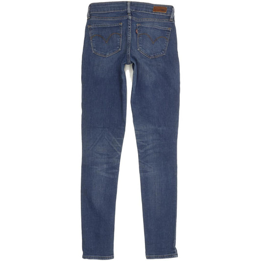 Levi's Demi Curve Women Blue Skinny Slim Stretch Jeans W25 L30