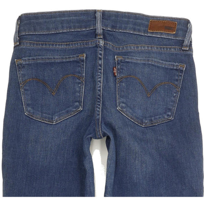 Levi's Demi Curve Women Blue Skinny Slim Stretch Jeans W25 L30