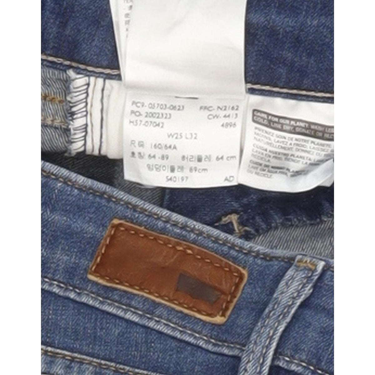 Levi's Demi Curve Women Blue Skinny Slim Stretch Jeans W25 L30