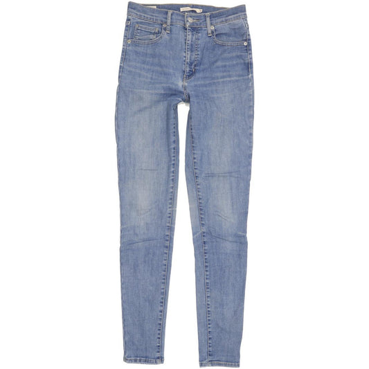Levi's Mile Blue Skinny Slim Stretch Jeans High Waisted W28 L31