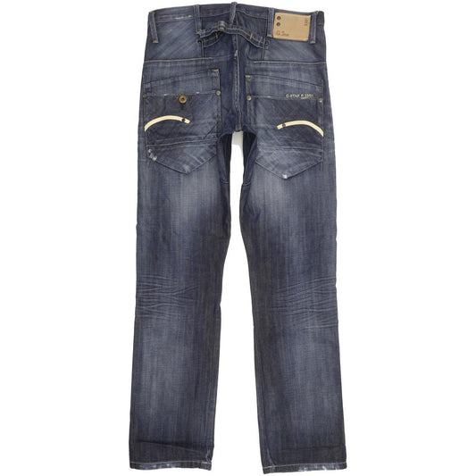 G-Star Blade Men Blue Straight Slim Jeans W29 L30